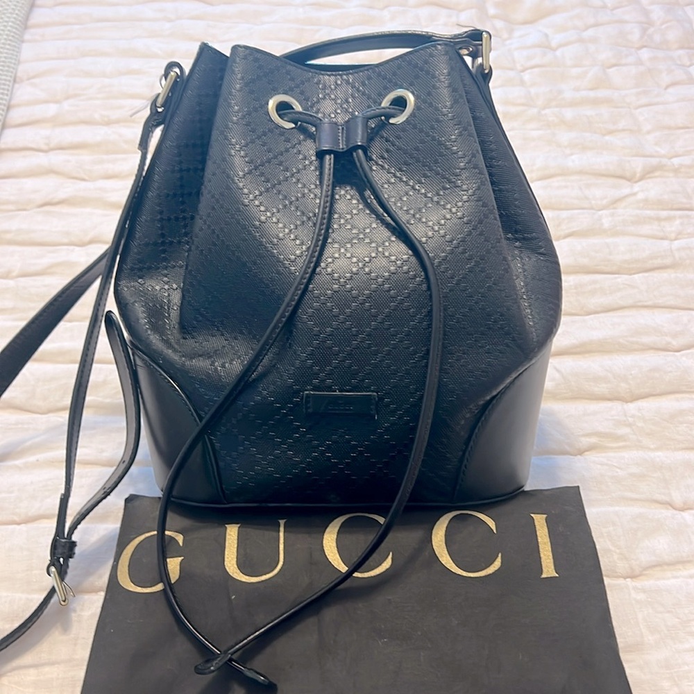 Gucci Diamanté Bucket Bag